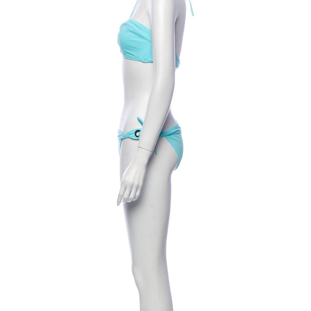 REDUCED NWT Proenza Schouler Swimsuit Bikini AQUA BLUE L - Picture 2 of 3